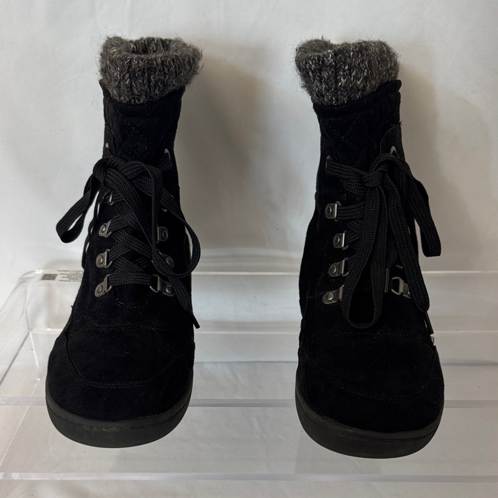 G by Guess Black Lace-Up Women's Boots